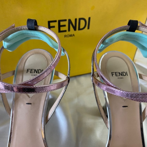 Fendi Metallic Heels - Picture 3 of 9